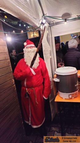 Der Weihnachtsmann auf Kontrollgang!